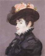Edouard Manet Portrait de Jeanne Martin au Chapeau orne dune Rose china oil painting artist